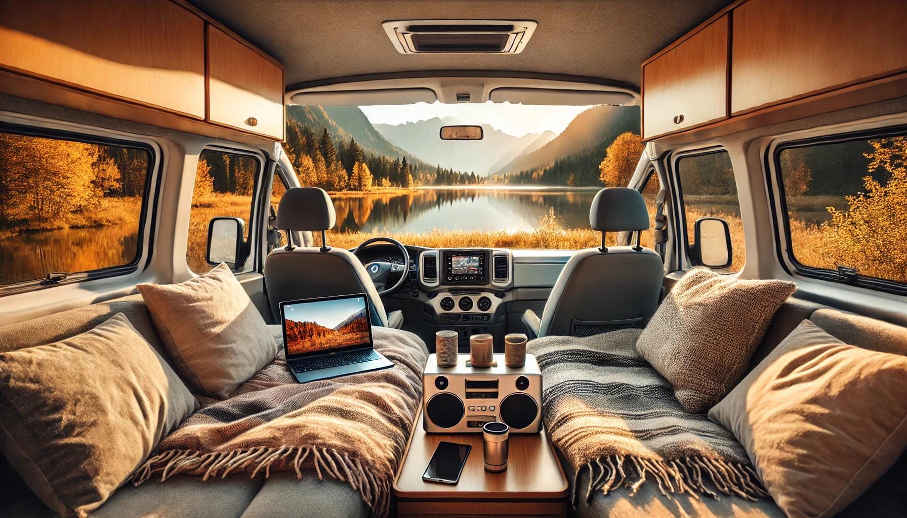 a scenic landscape view from the open back of a ca 2